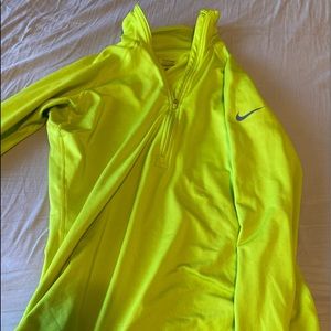 Lime Green Nike 3/4 Zip $15.00